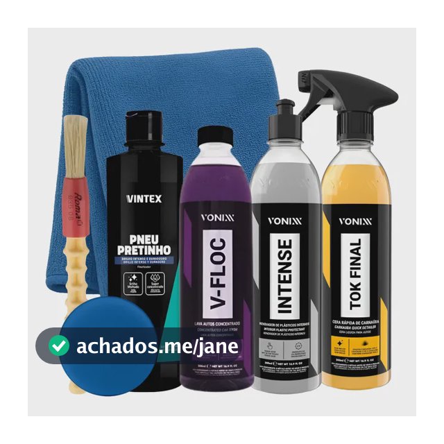 Kit Shampoo V-floc Cera Tok Final Intense Vonixx Pretinho