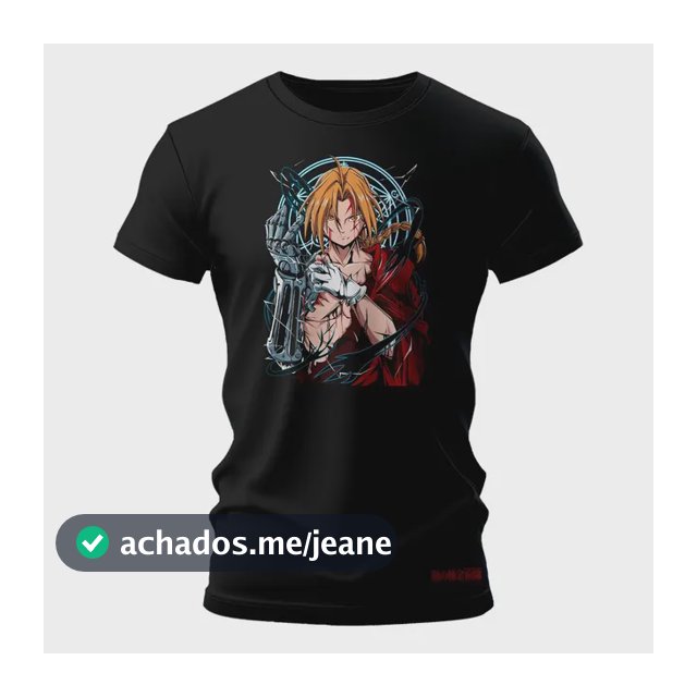 Camiseta Camisa Anime Manga Fullmetal Alchemist Edw Ref: 188