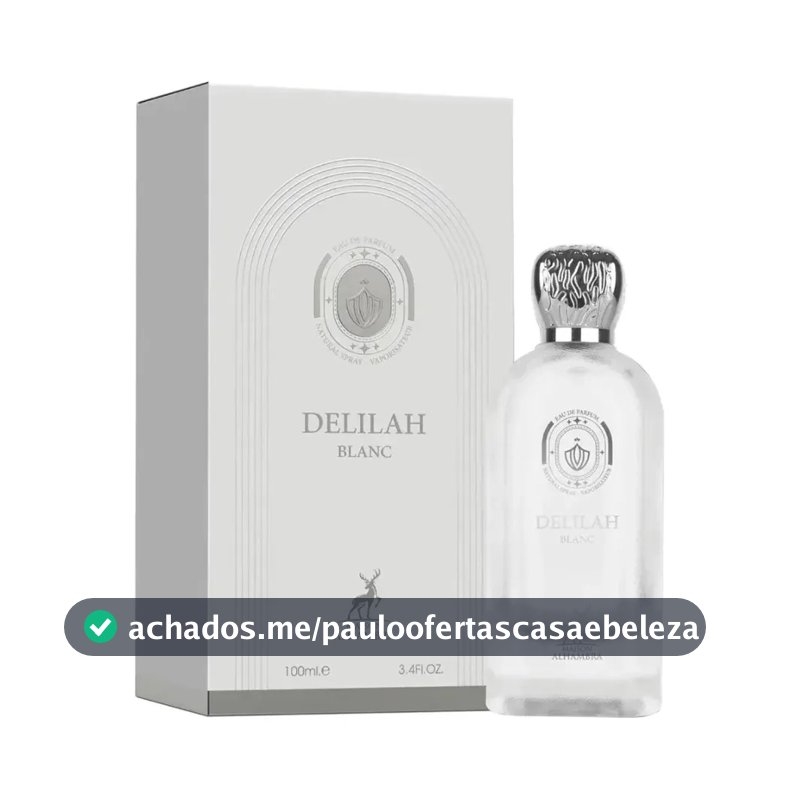 Perfume Arabe Delilah Blanc Maison Alhambra 100 Ml Original