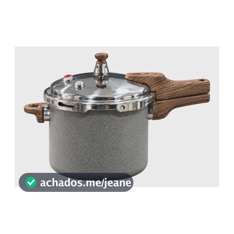 Panela De Pressão Cerâmica Indução 4,2 Litros Antiaderente Granito