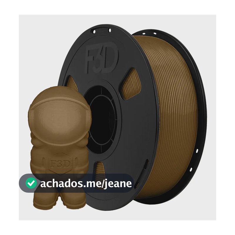 Filamento Pla Premium 1kg Cobre High Speed Impressora 3d
