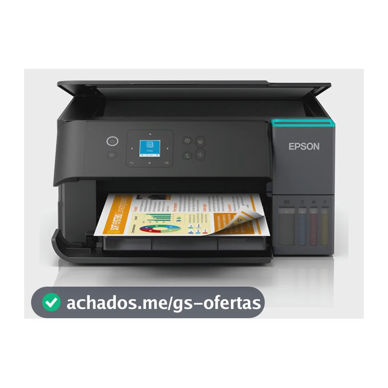 Impressora De Sistema Contínuo Epson L4360 Wi-Fi Jato De Tinta Cor