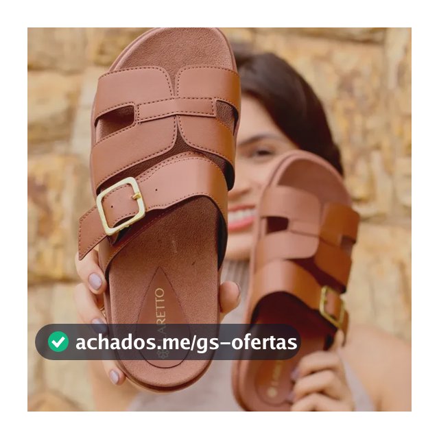Papete Sandália Feminina H Fivela Flat Verão Conforto Laví