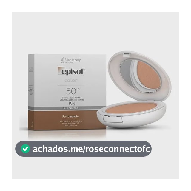 MANTECORP Protetor Solar Pó Compacto FPS 50 - Tom Médio