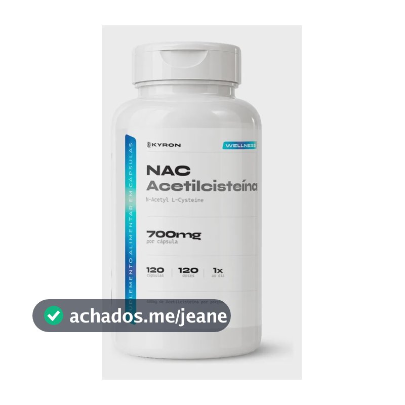 N-acetil L-cisteína Nac 700mg 120 Cápsulas - Kyron