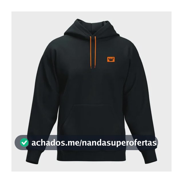 Moleton Capuz Blusa De Frio Lisa Cordão Neon Canguru Macio