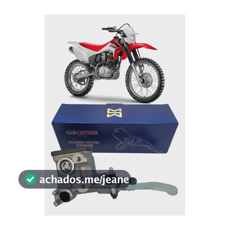 Cilindro Burrinho Freio Mestre Superior Crf 230f 2007 A 2019 Prata