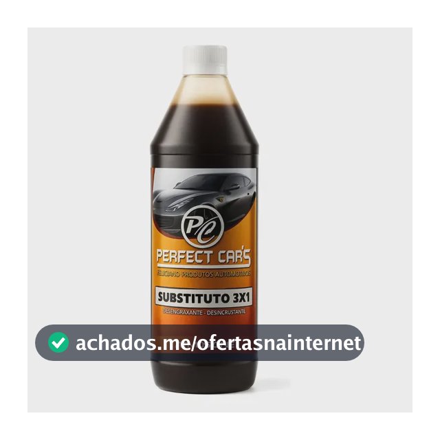 Shampoo Automotivo Desengraxante Substituto 3x1 Perfect Cars