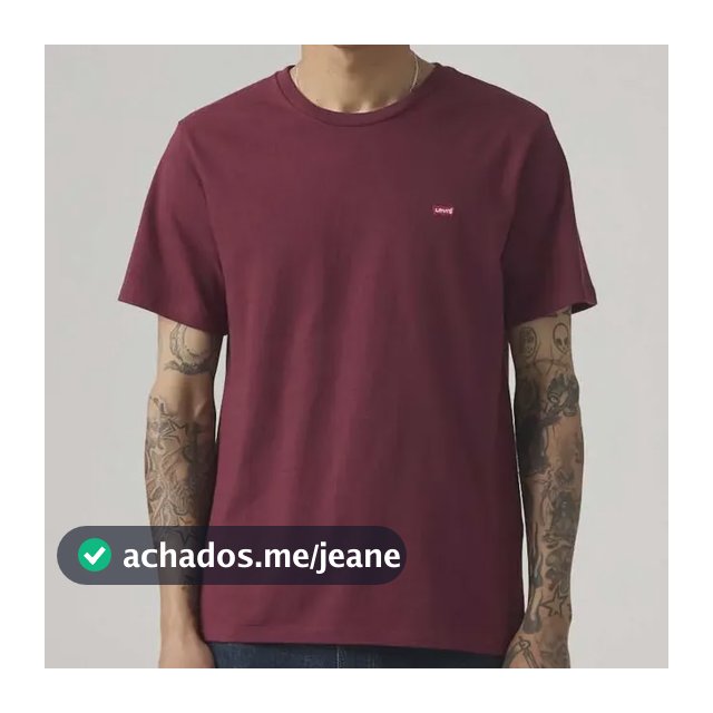 Camiseta Levi's® Original Housemark Vermelha Lb0020220