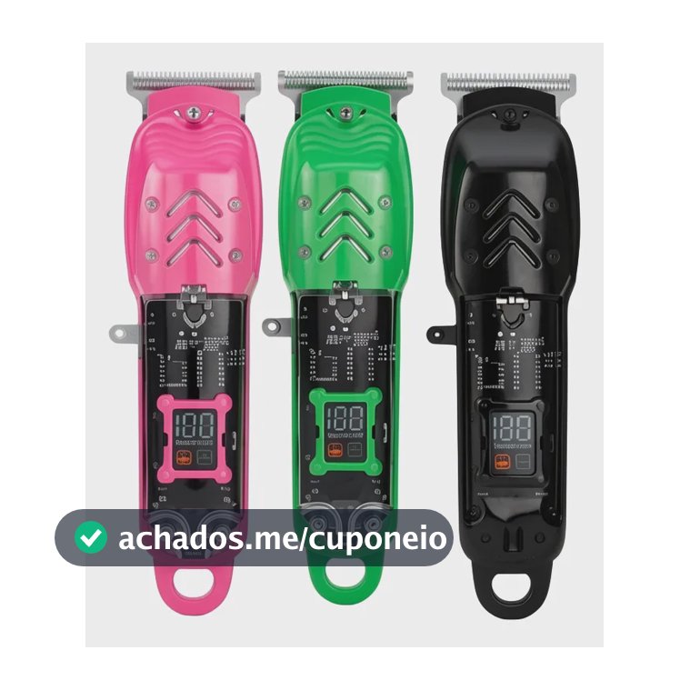 Máquina De Cabelo E Barba Recarregável Usb-c Profissional 127/220v