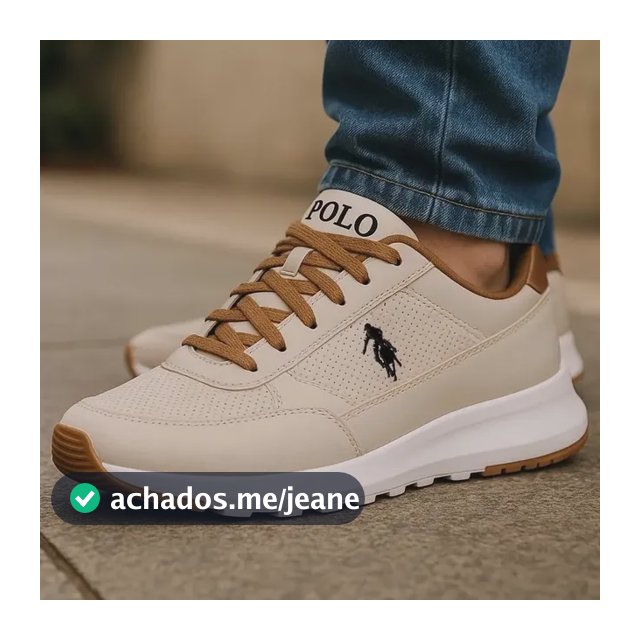 Tenis Casual Masculino Sapatênis Polo Elite Couro Promoção