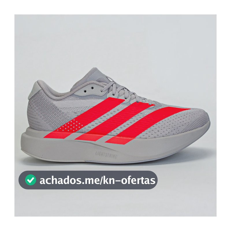 Tênis adidas Adizero Pacer Feminino Corrida Cinza/vermelho Liso 38 Br