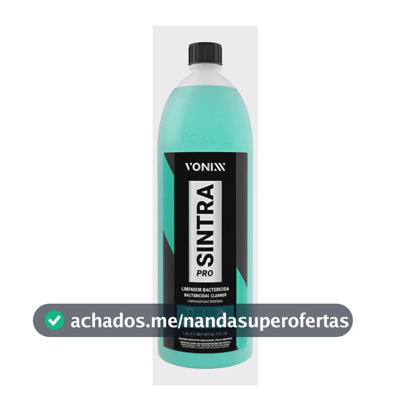 Sintra Pro Limpeza Interna Veiculos Vonixx Bactericida 1,5l
