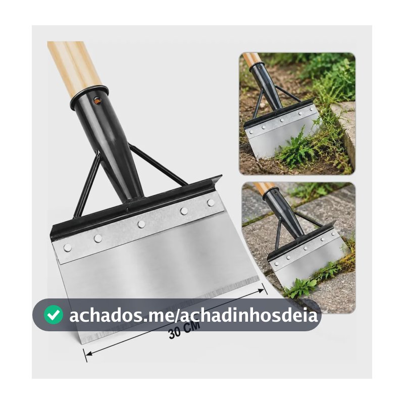 Pa De Jardim Multifuncional 30cm Limpeza Externa Reforcada 30cm