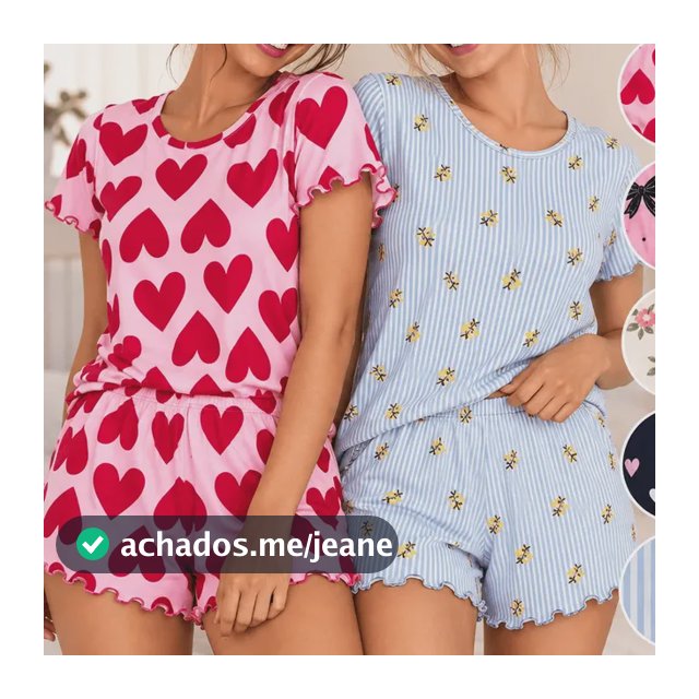 Combo 2 Pijamas Sortidos Feminino E Viscose/suede Ultra Tech Sortido P Ou 36/38