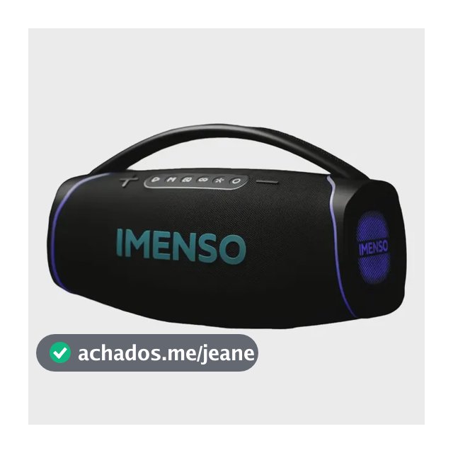 Caixa De Som Imenso X41a 300w Bluetooth Ipx4 Prova D'agua