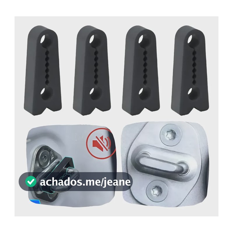 Protetor Porta Carro Anti Impacto Veicular Borracha Batente