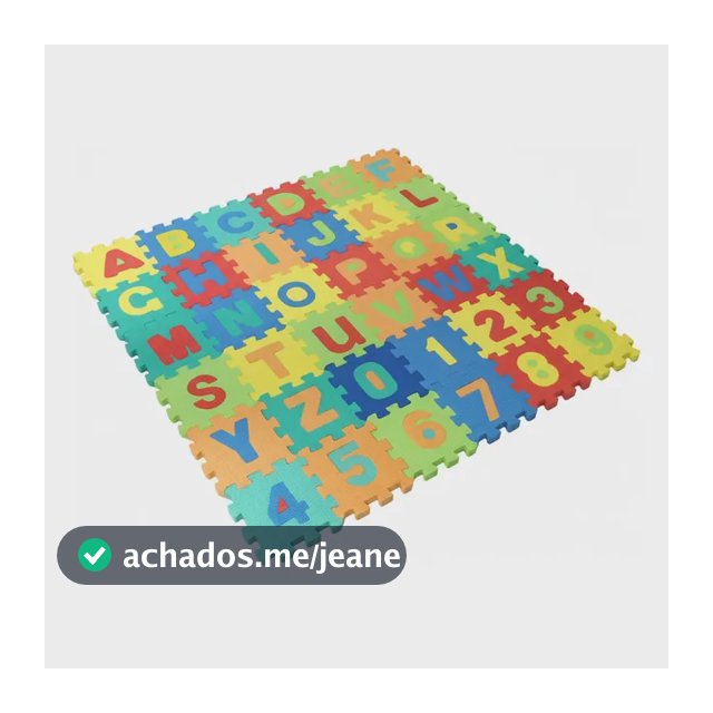 Tapete Infantil Sortido Eva 36 Peças - Tatame Números Letras Sortido Números E Letras