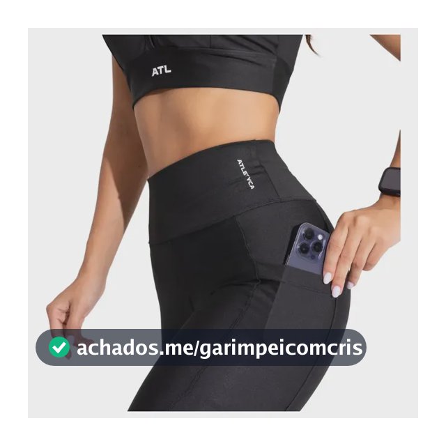 Calça Legging Feminina Fitness Com Bolso Lateral Atletyca