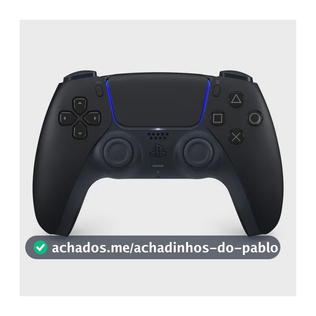 Controle Joystick Sem Fio Sony PlayStation 5 DualSense Midnight Black