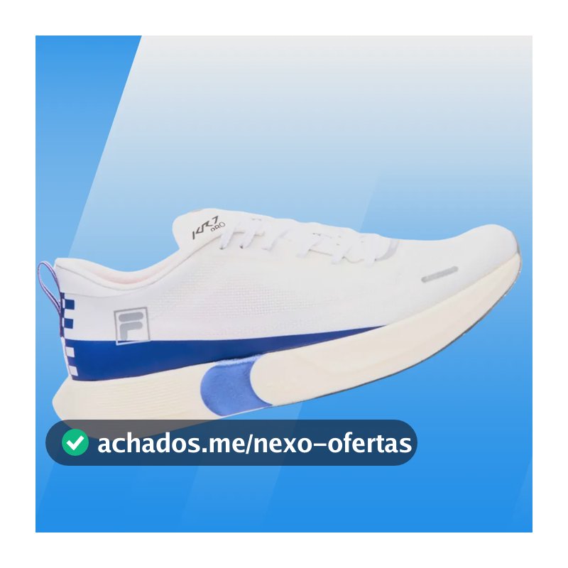 Tênis Fila Kr7 Pro Speed Tech Masculino Placa De Carbono Branco/azul Royal 41 Br