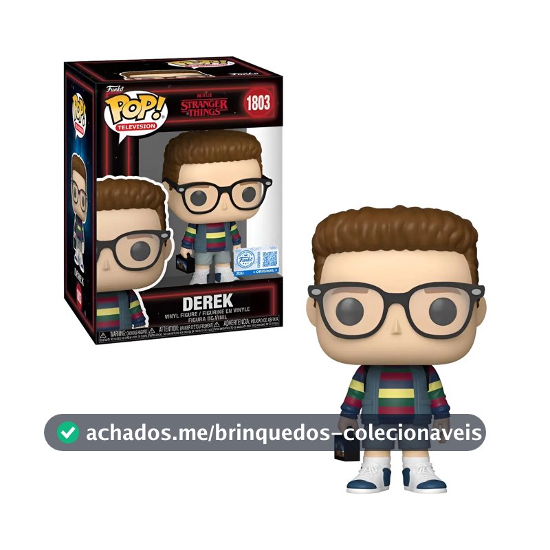 Boneco Funko Pop! Excl. Stranger Things T5 - Derek