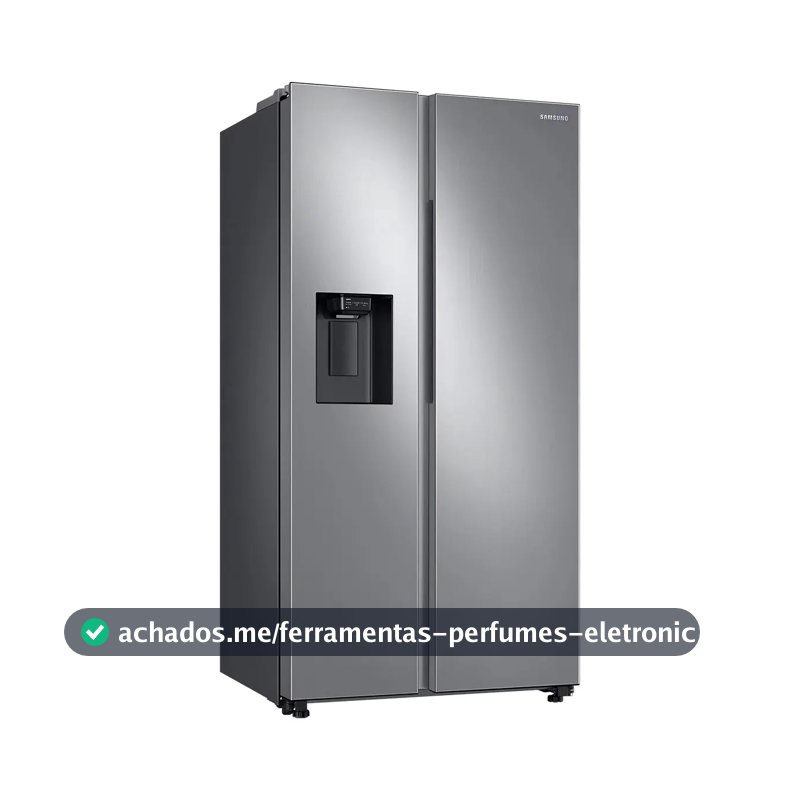 Side by Side com Dispenser Samsung RS60T Inox 628L 220V