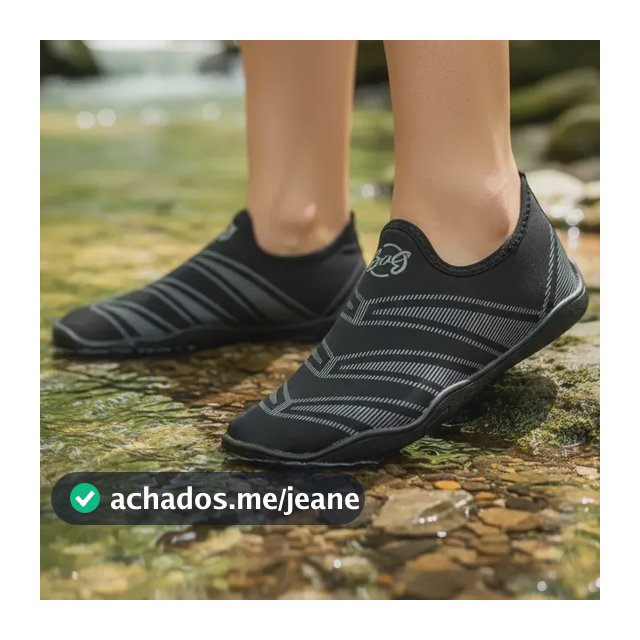 Tenis Aquático Antiderrapante Neoprene Branquinha Magazine
