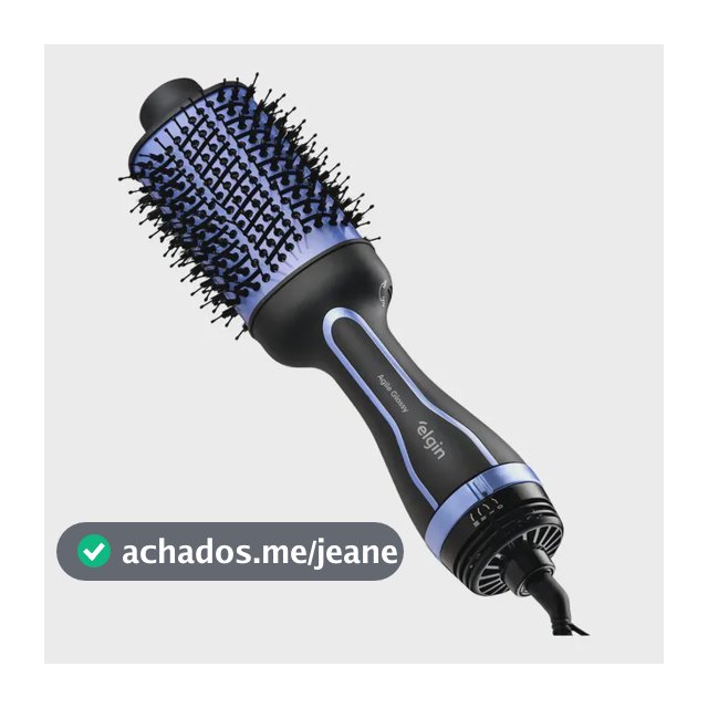 Escova Secadora Alisadora Elgin Agile Glossy Roxo