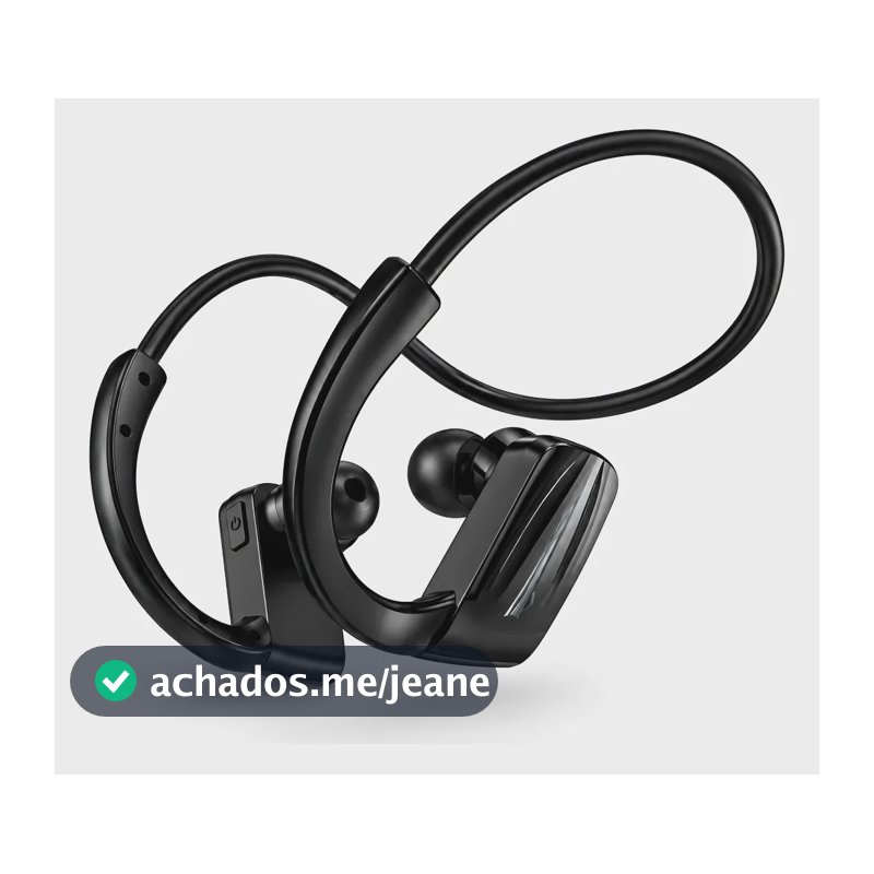 Fone Byz A889 Inear Leve Desenhado Para Esporte E Academia Preto