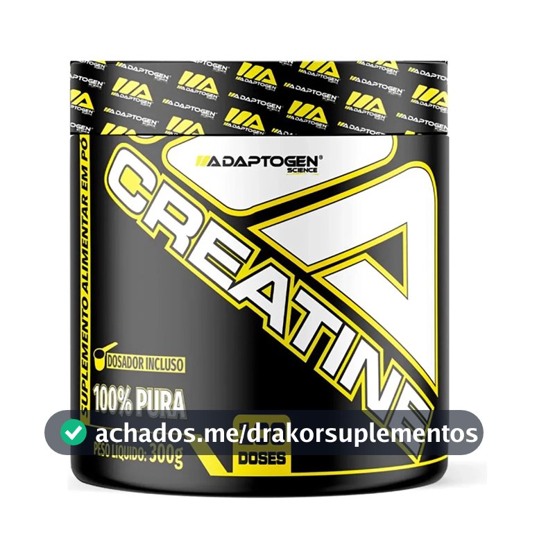 Creatina Adaptogen Science Platinum em pó Sem sabor x 300g