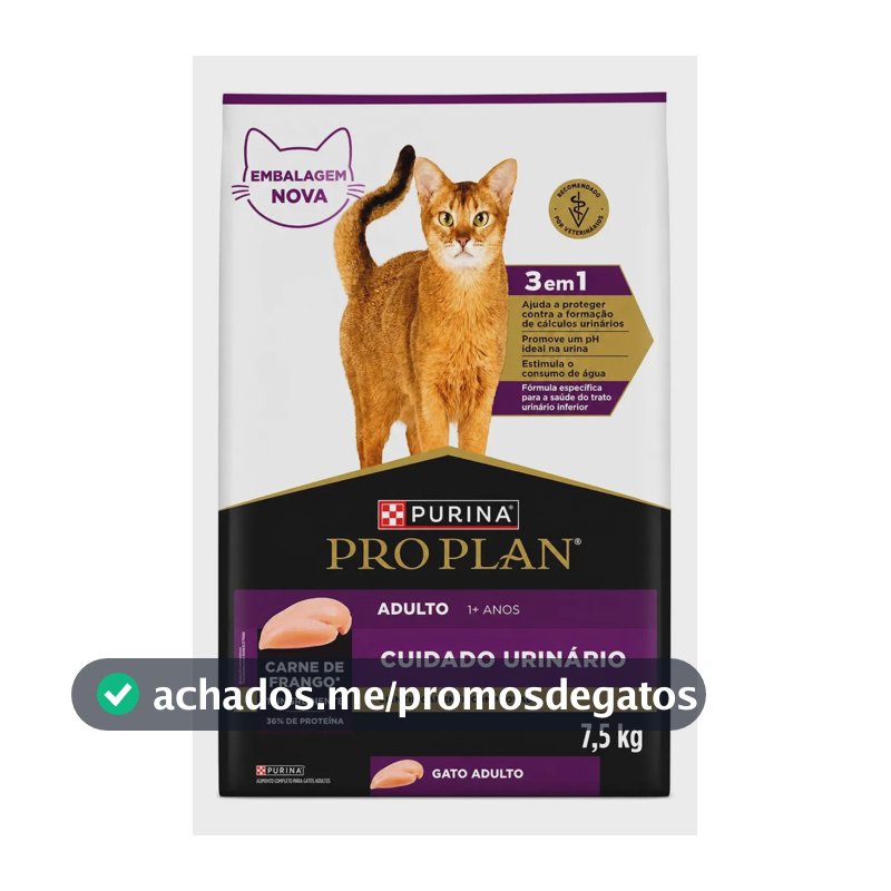 Alimento Pro Plan OptiTract Urinary para gato adulto de raza todos os tamanhos sabor frango y arroz