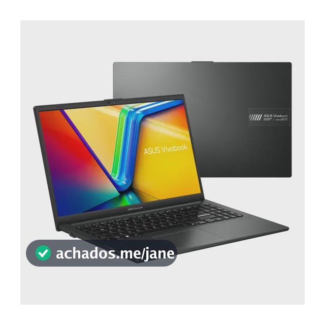 Notebook ASUS VivoBook Go 15, AMD Ryzen 5 7520U, 8GB RAM, 512GB SSD, KeepOS/Linux, Tela 15,6" FHD, Mixed Black - E1504FA-NJ732