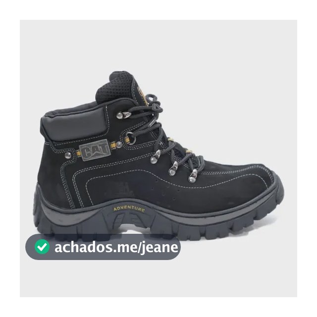 Bota Caterpillar Masculina Adventure Leve Palmilha Gel 2113