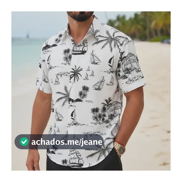 Conjunto De Camisa Com Estampa Havaiana Ing Pop