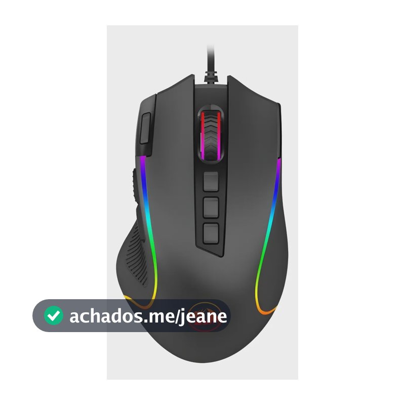 Mouse Gamer Redragon M612 Rgb Predator Pixart 3104 8000 Dpi