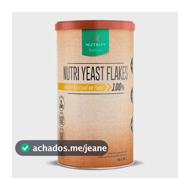 Nutritional Yeast Flakes 300g Nutrify Levedura Nutricional