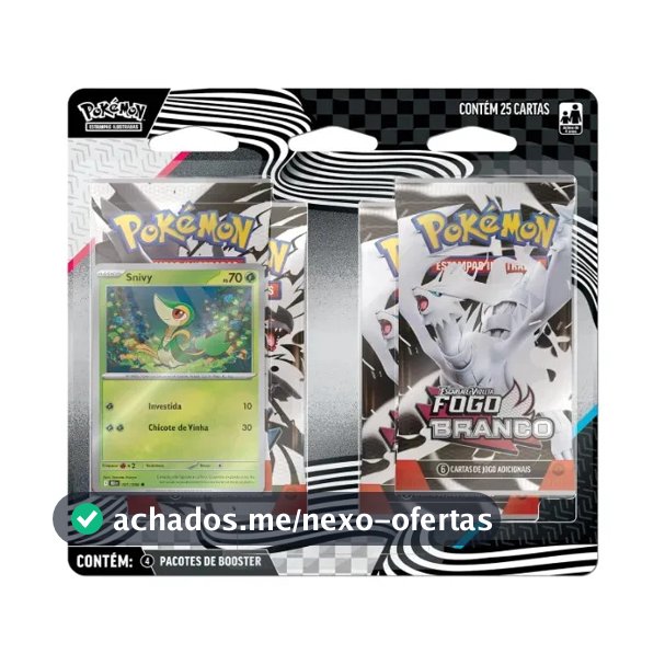 Blister Quádruplo Pokémon Escarlate e Violeta Copag com 25 Cartas em Português