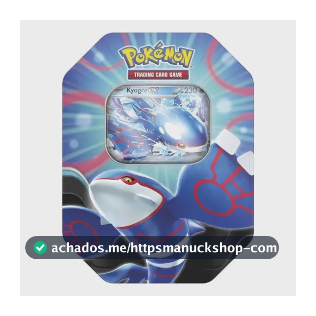 Jogo De Cartas Tcg Azure Legends Tin Kyogre Ex Pokémon