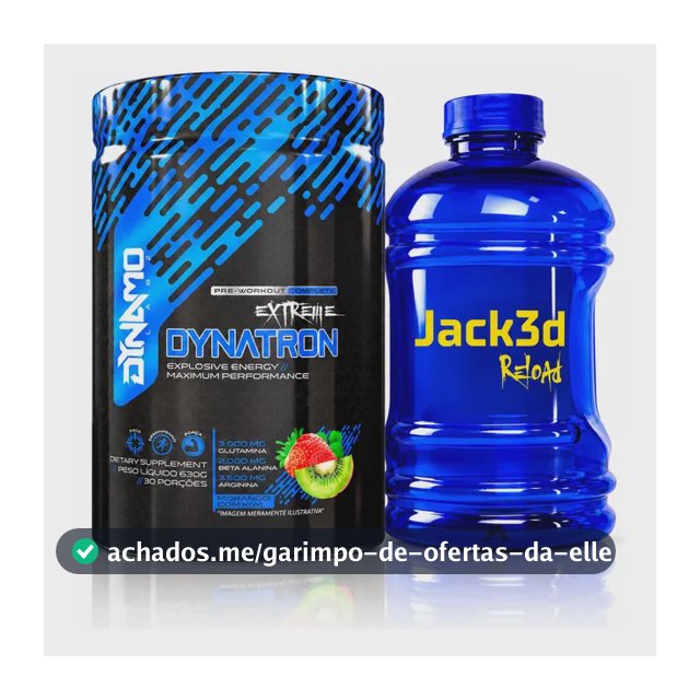 Pré-treino Dynatron 630g Pó + Galão 1l - Dynamo Labz
