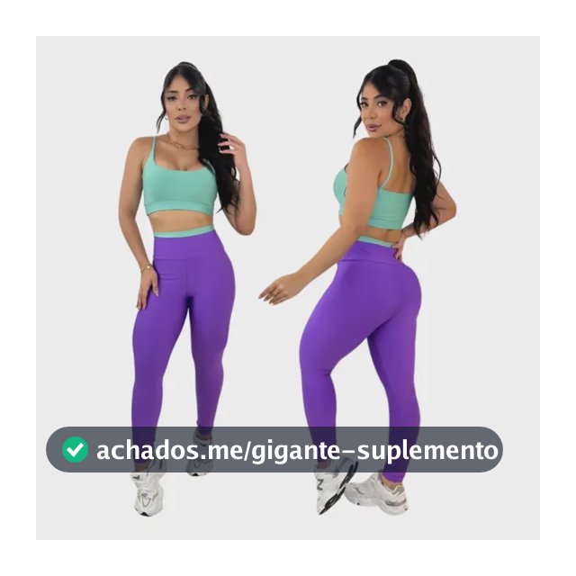 Conjunto Fitness Bicolor Suplex Premium Feminino Academia