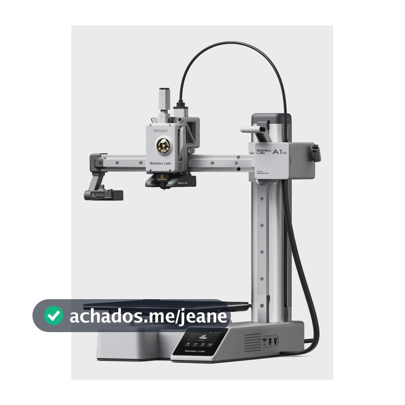 Impressora 3d Bambu Lab A1 Mini Alta Velocidade - A1m 127/220v Branco