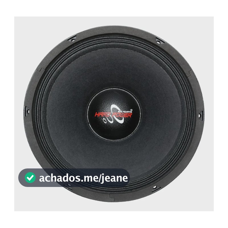Woofer 12 Polegadas Hard Power HP 400H 400W RMS Médio Grave 8 Ohms Preto