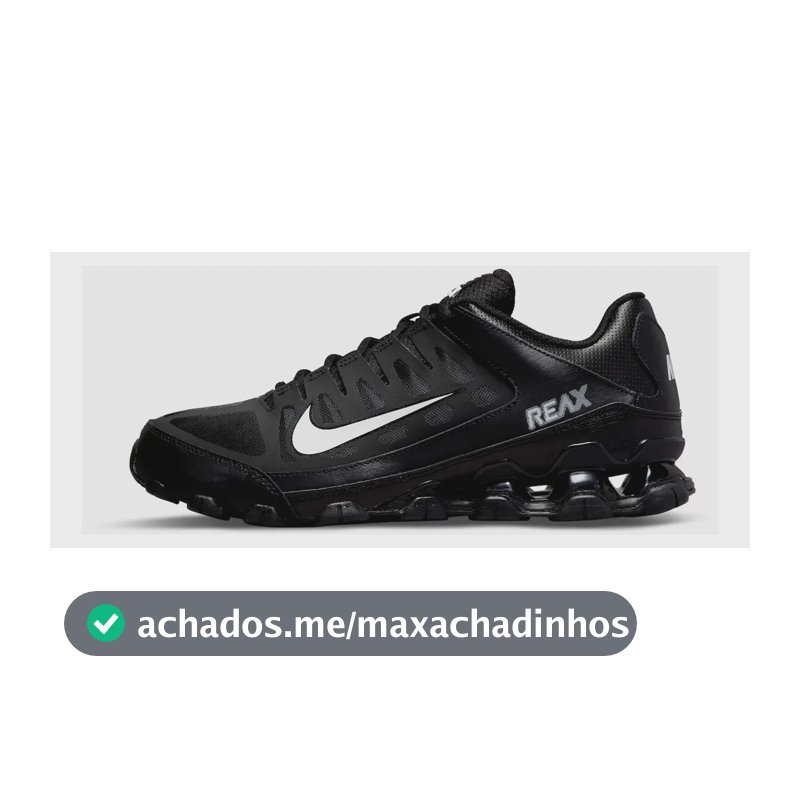 Tênis Nike Reax 8 Tr Masculino Preto/branco 40 Br
