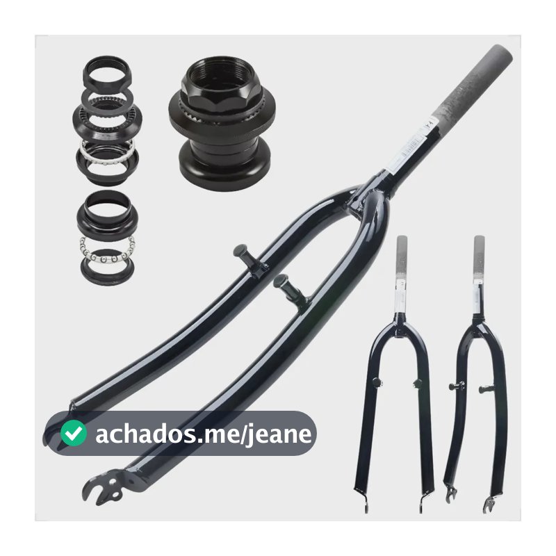 Garfo Sundown Aro 26 Reforçado Rosca Fina 21.1 mm + Direção Preto