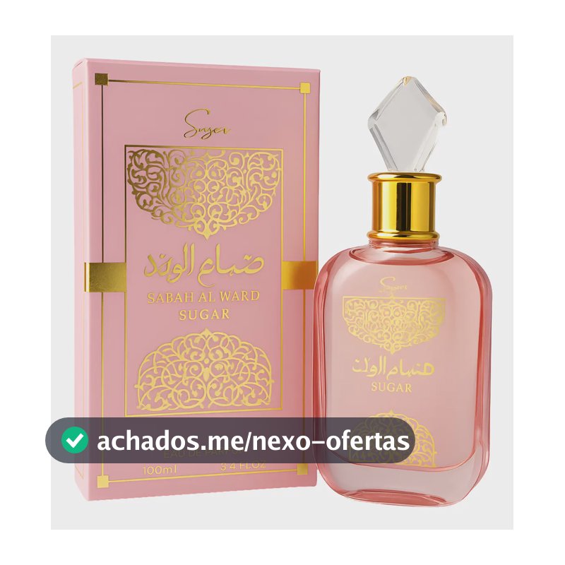 Perfume Árabe Sabah Al Ward Sugar Eau De Parfum 100 Ml