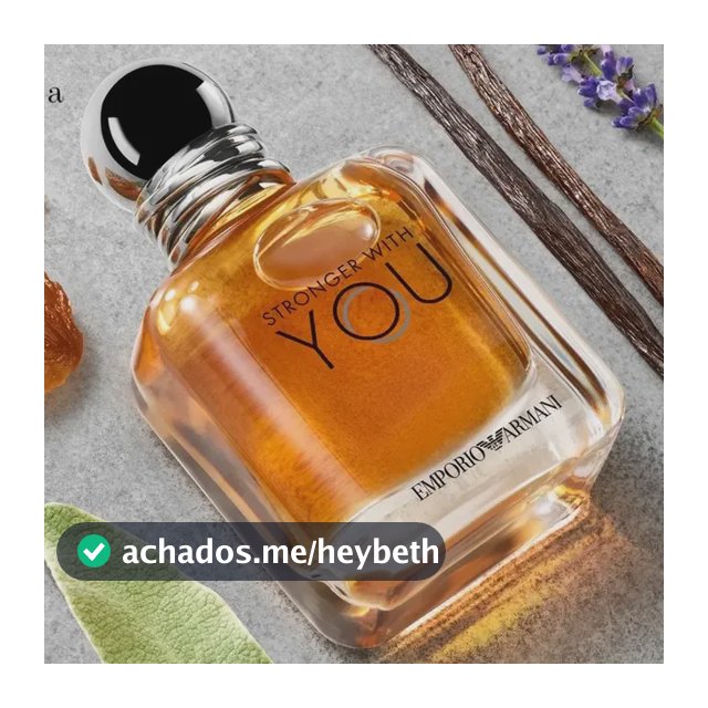 Perfume Masculino Emporio Armani Stronger With You Edt 100ml
