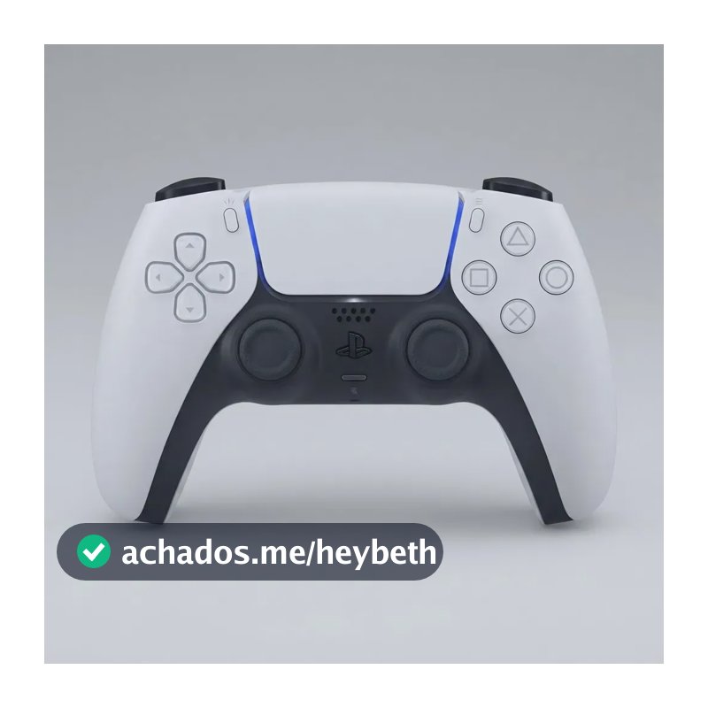 Controle Sony CFI-ZCT1W Sem Fio White Ps5