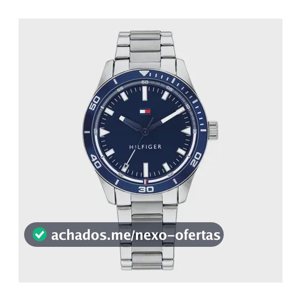 Relógio Tommy Hilfiger Masculino Aço Prateado 1791817