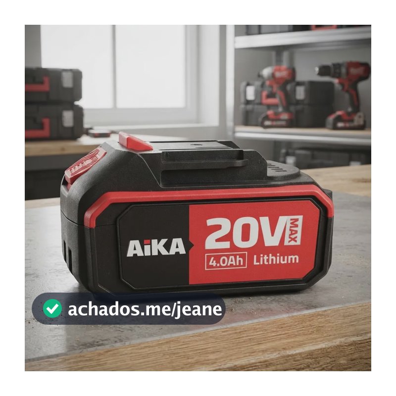 Bateria 4.0ah Para Ferramentas 20v Linha Aika Encaixe Makita